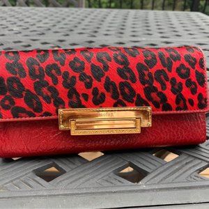 Gaofan red leather wallet